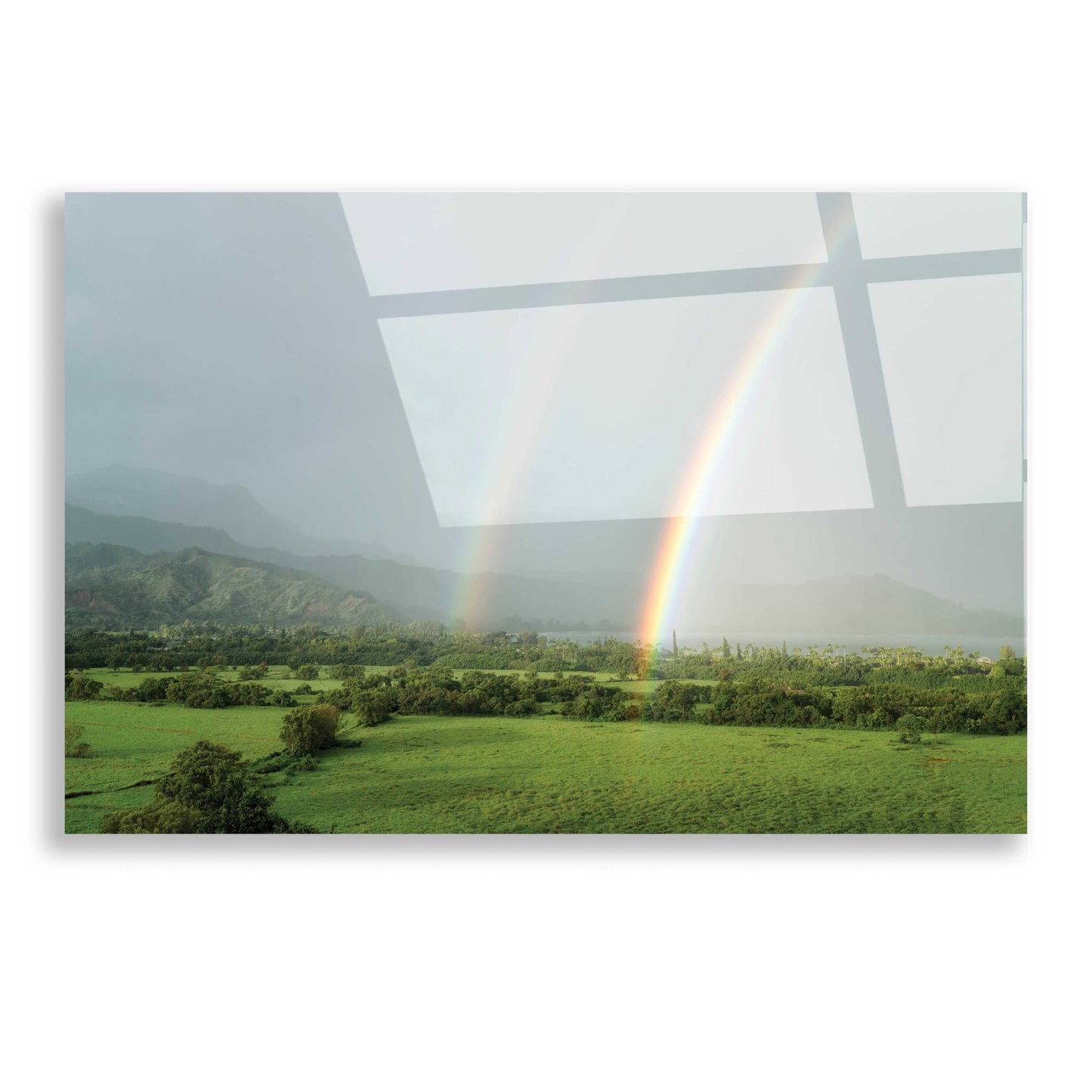 Epic Art 'Double Rainbow' by Dennis Frates, Acrylic Glass Wall Art