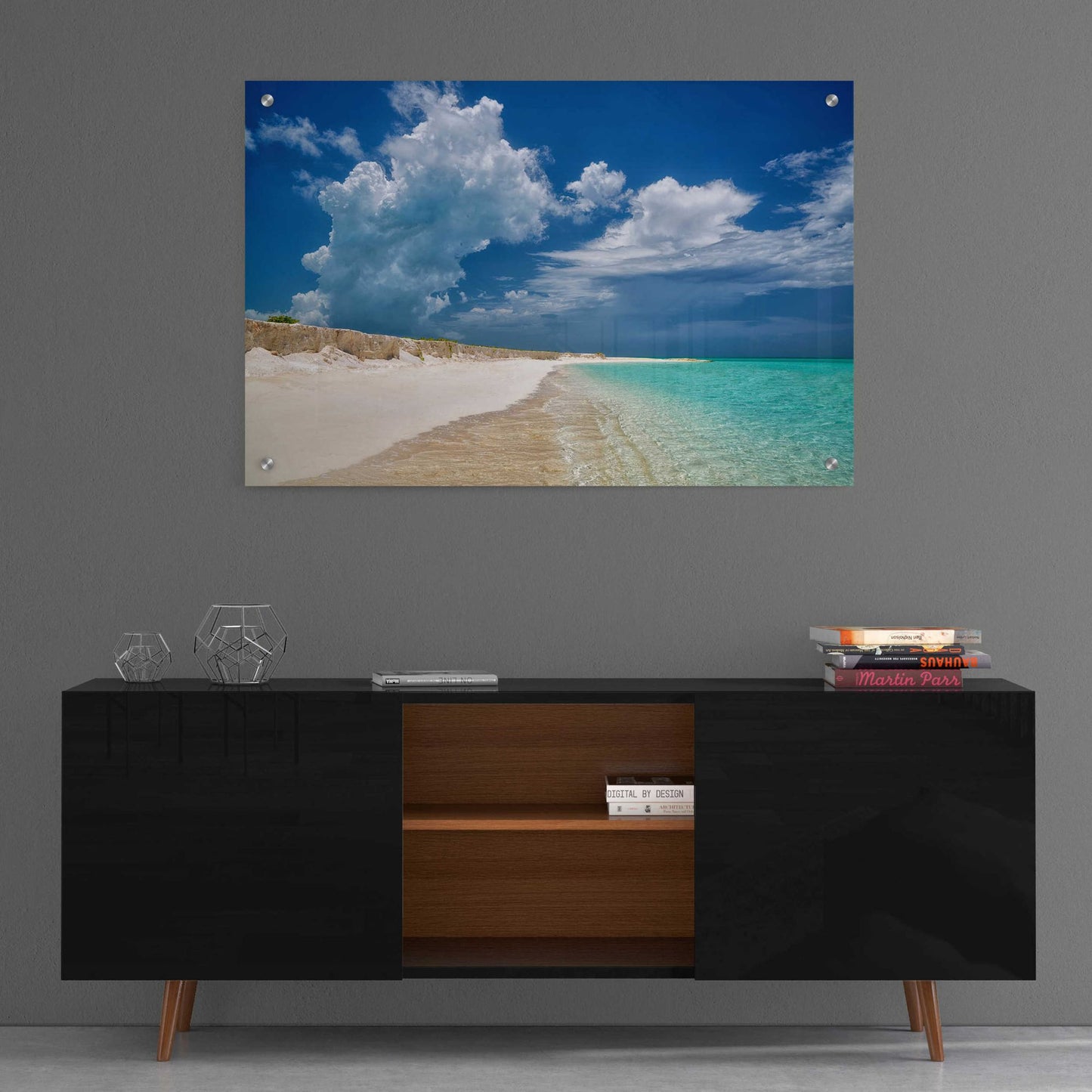 Epic Art 'Dream Beach' by Dennis Frates, Acrylic Glass Wall Art,36x24