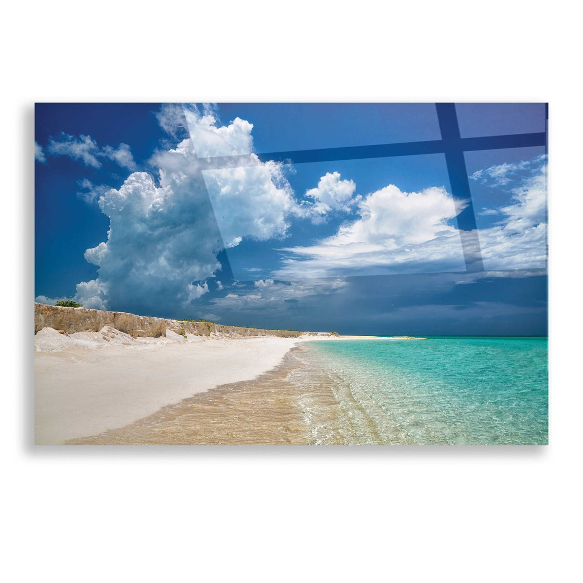 Epic Art 'Dream Beach' by Dennis Frates, Acrylic Glass Wall Art