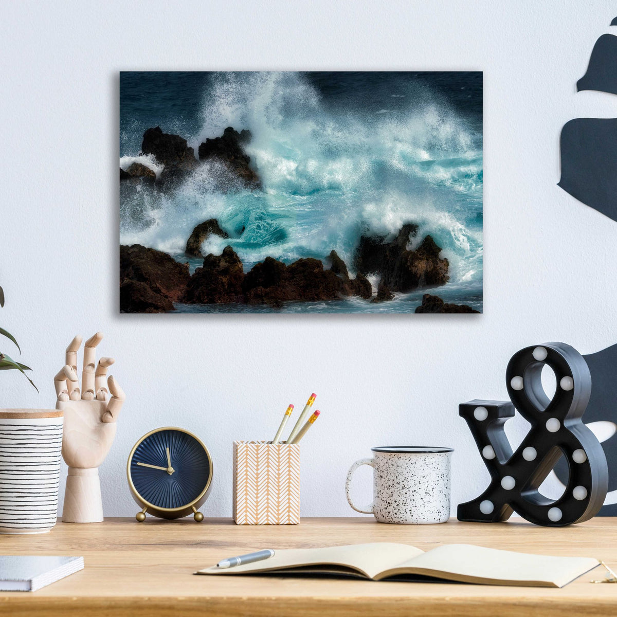 Epic Art 'Crasher II' by Dennis Frates, Acrylic Glass Wall Art,16x12