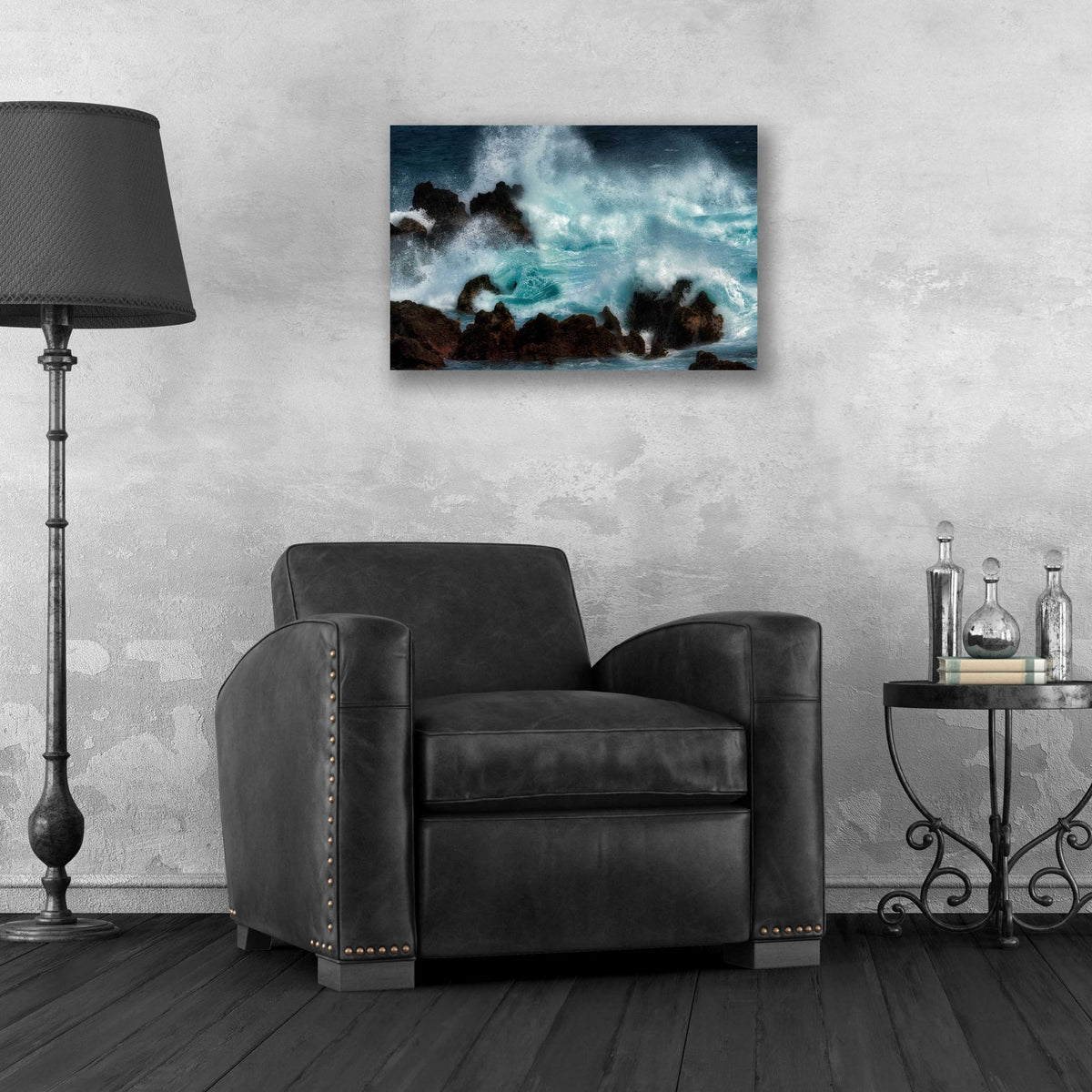 Epic Art 'Crasher II' by Dennis Frates, Acrylic Glass Wall Art,24x16