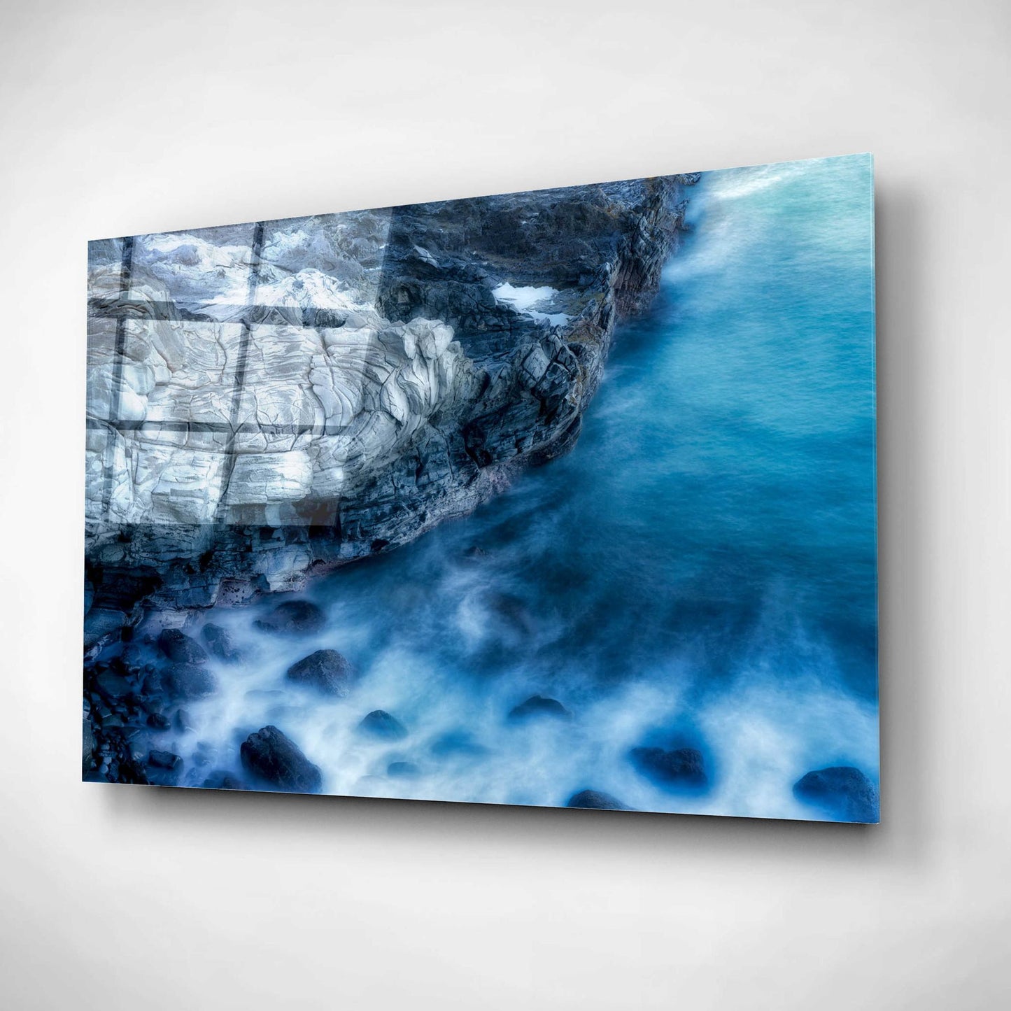 Epic Art 'Cerulean' by Dennis Frates, Acrylic Glass Wall Art,16x12