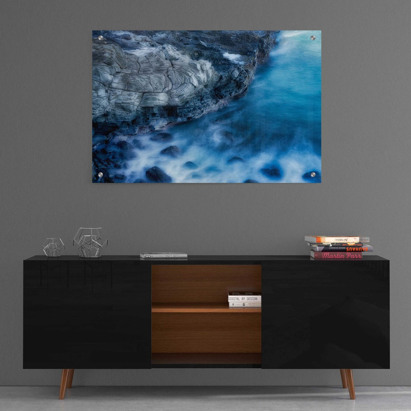 Epic Art 'Cerulean' by Dennis Frates, Acrylic Glass Wall Art,36x24