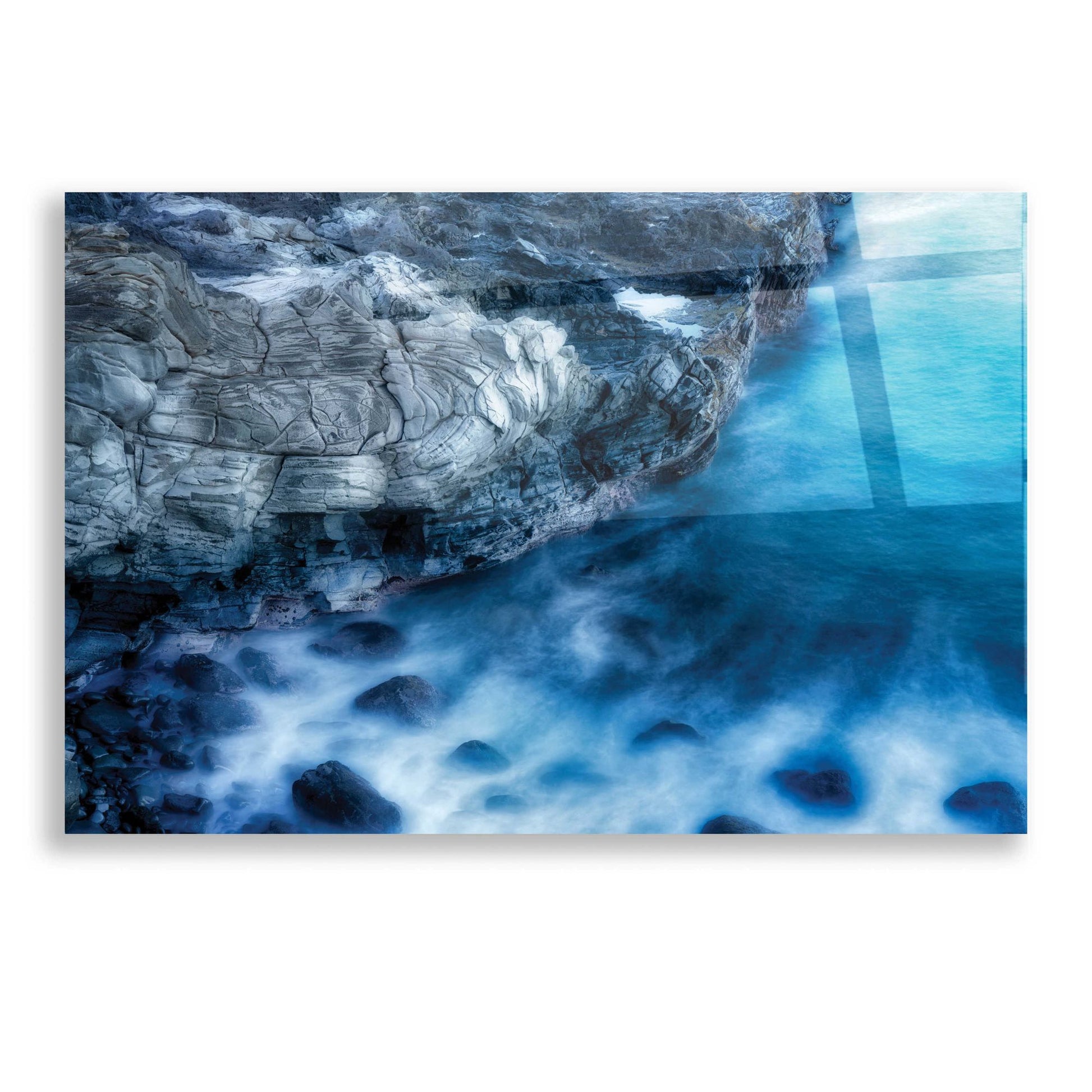 Epic Art 'Cerulean' by Dennis Frates, Acrylic Glass Wall Art