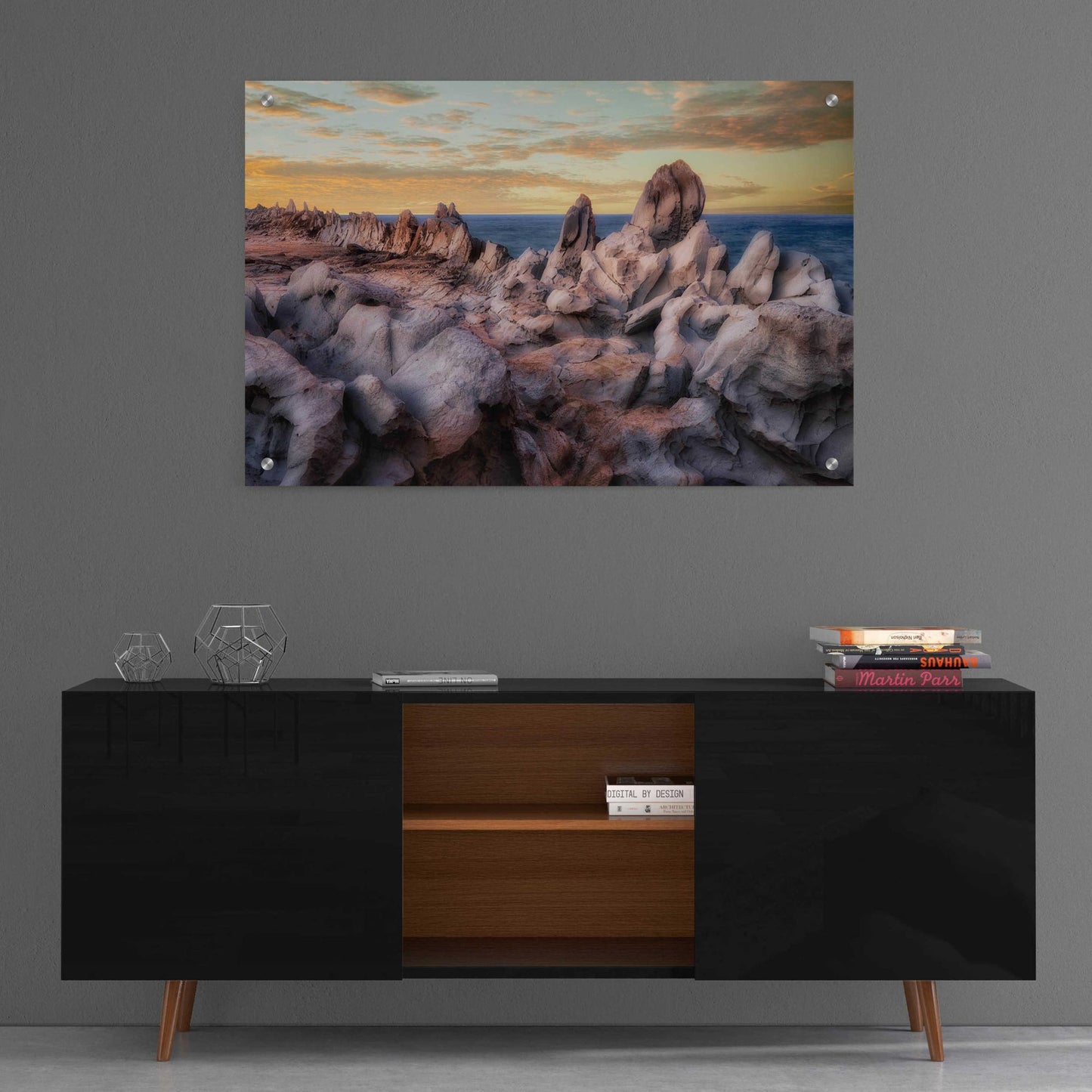 Epic Art 'Rocks' by Dennis Frates, Acrylic Glass Wall Art,36x24