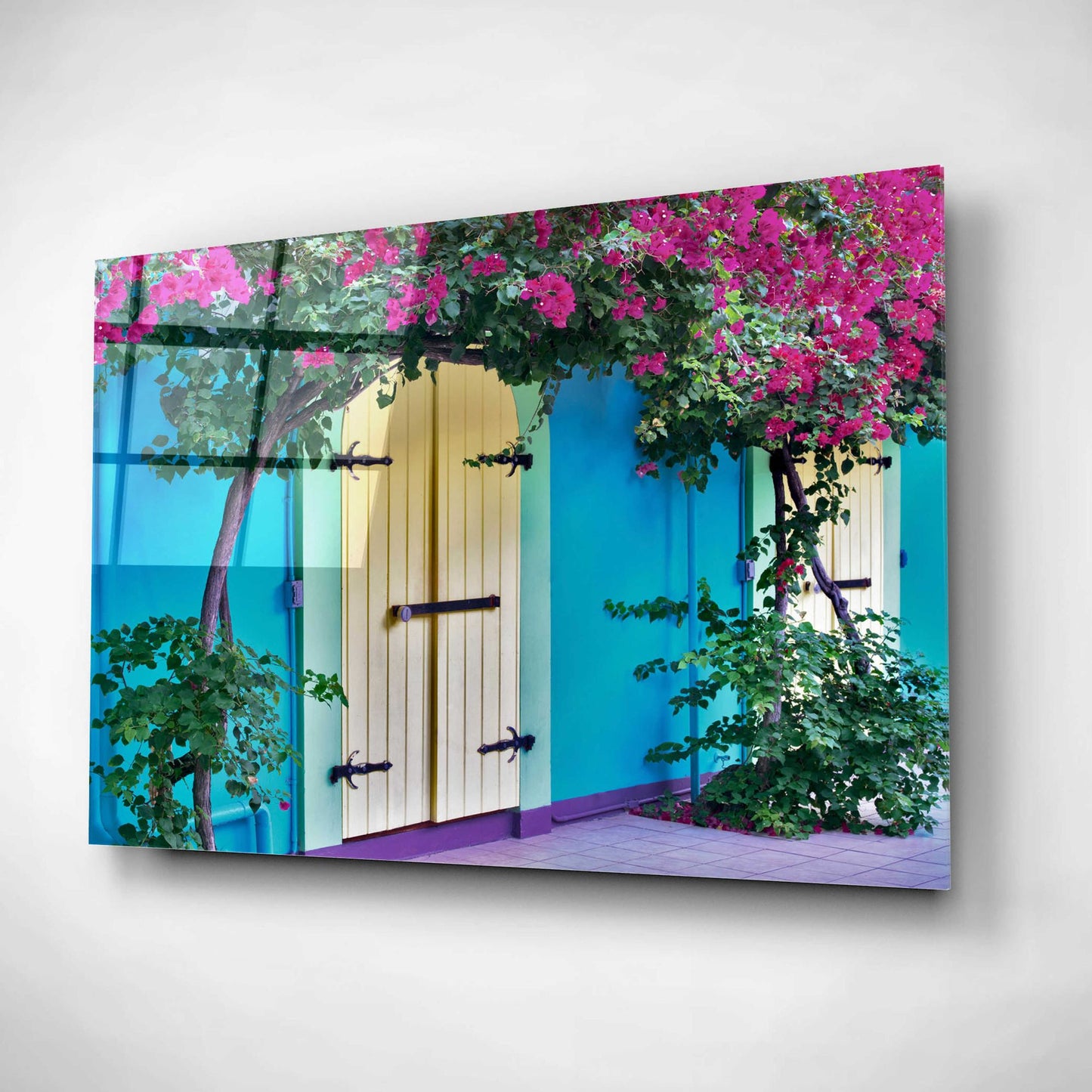 Epic Art 'Double Doors' by Dennis Frates, Acrylic Glass Wall Art,24x16