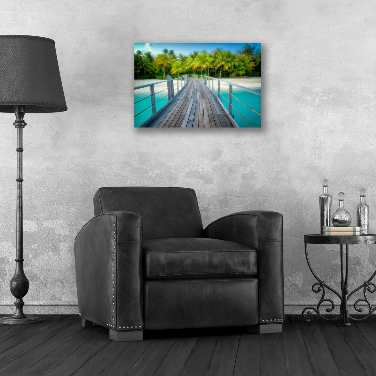 Epic Art 'Path to Calm' by Dennis Frates, Acrylic Glass Wall Art,24x16