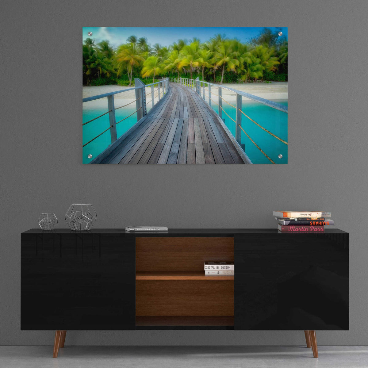 Epic Art 'Path to Calm' by Dennis Frates, Acrylic Glass Wall Art,36x24