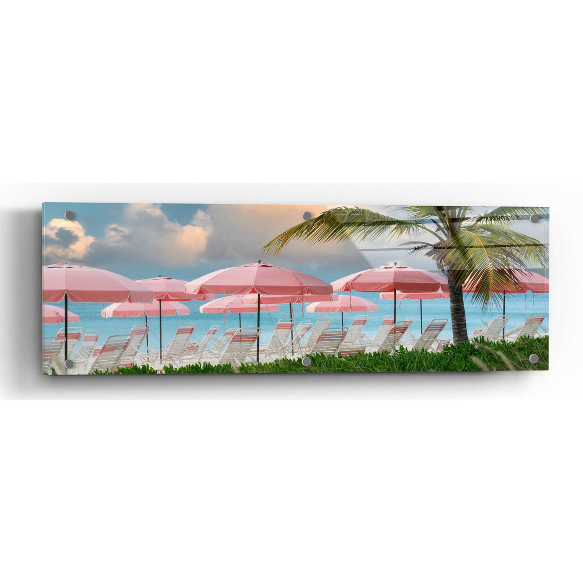 Epic Art 'Umbrellas' by Dennis Frates, Acrylic Glass Wall Art