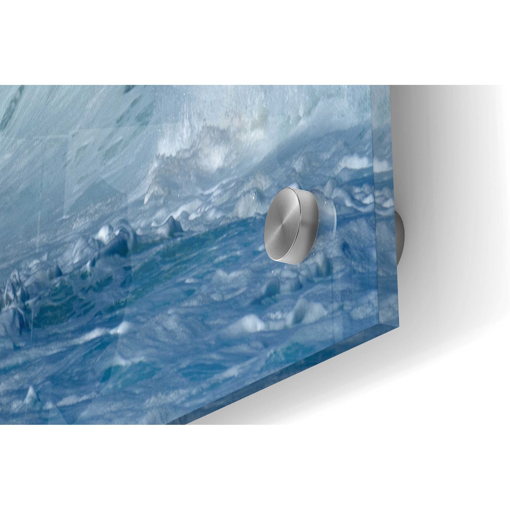 Epic Art 'Wavering' by Dennis Frates, Acrylic Glass Wall Art,36x12