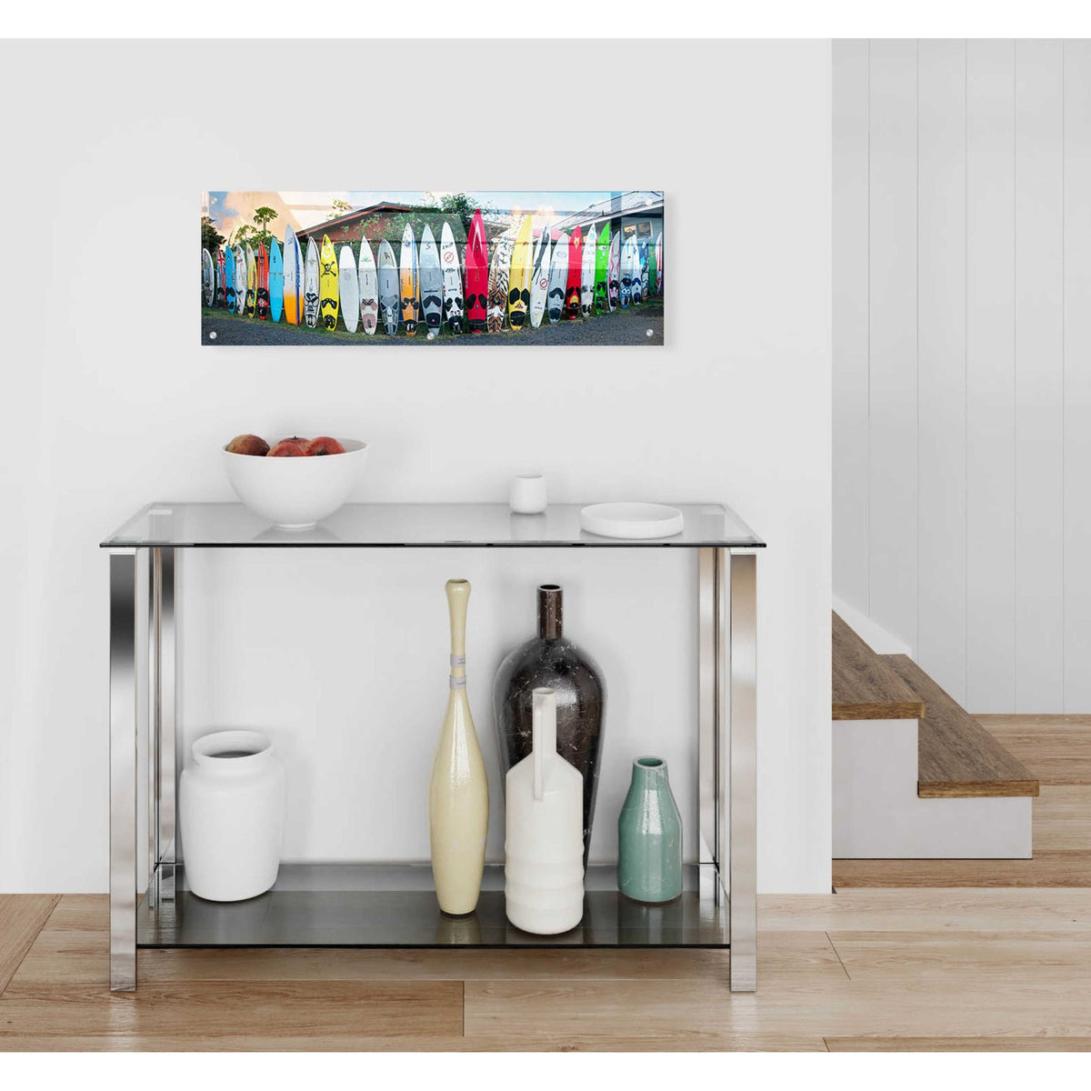 Epic Art 'Board Meeting' by Dennis Frates, Acrylic Glass Wall Art,36x12