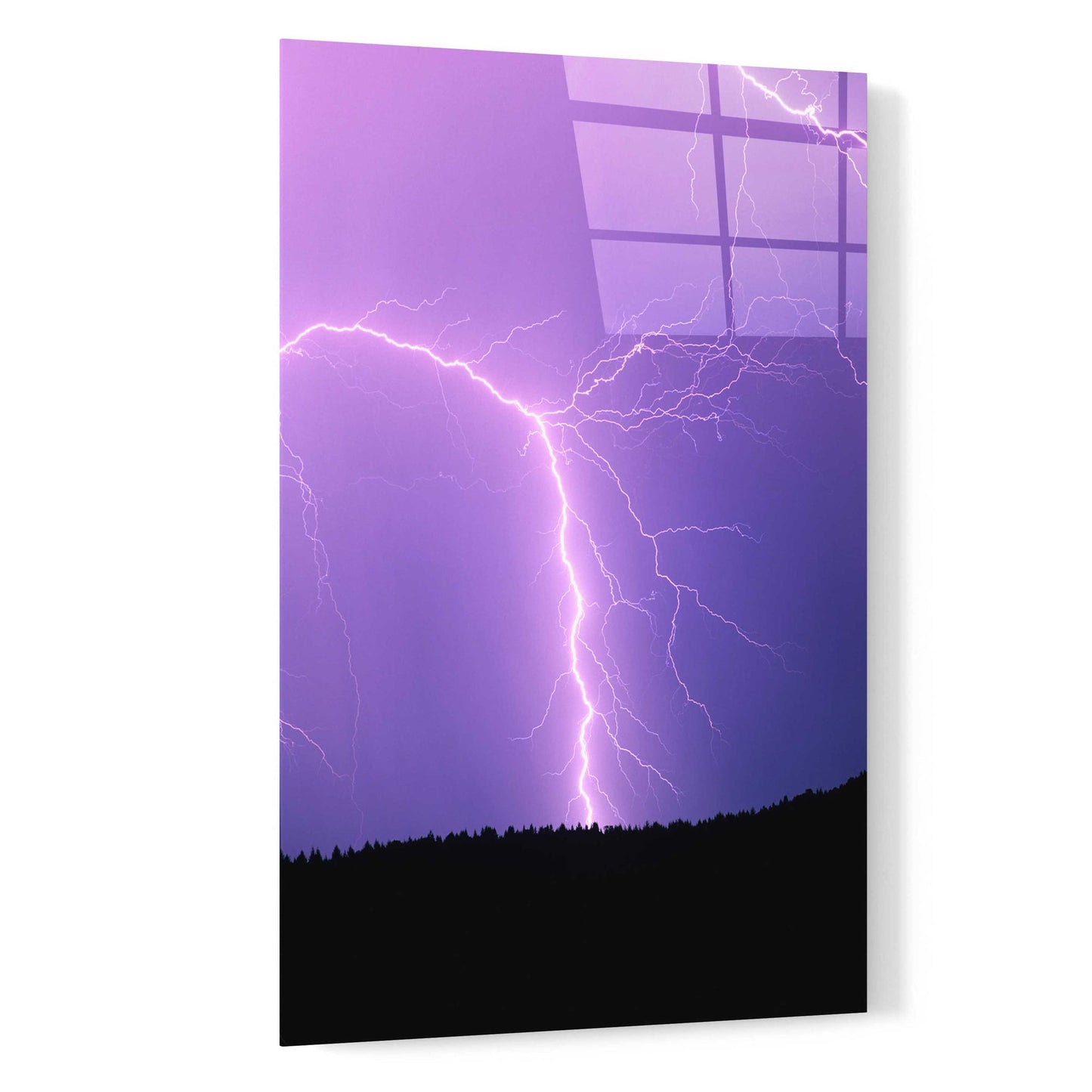 Epic Art 'Lightning II' by Dennis Frates, Acrylic Glass Wall Art,16x24