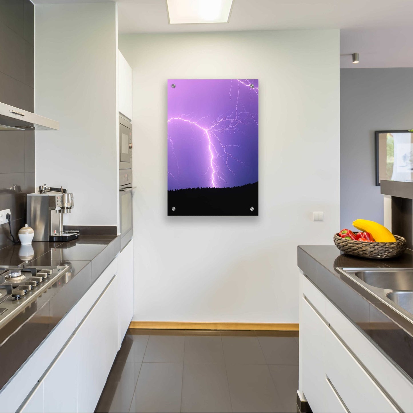 Epic Art 'Lightning II' by Dennis Frates, Acrylic Glass Wall Art,24x36