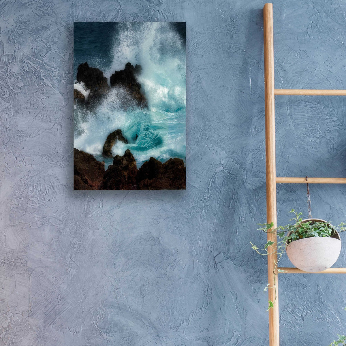 Epic Art 'Crasher' by Dennis Frates, Acrylic Glass Wall Art,16x24