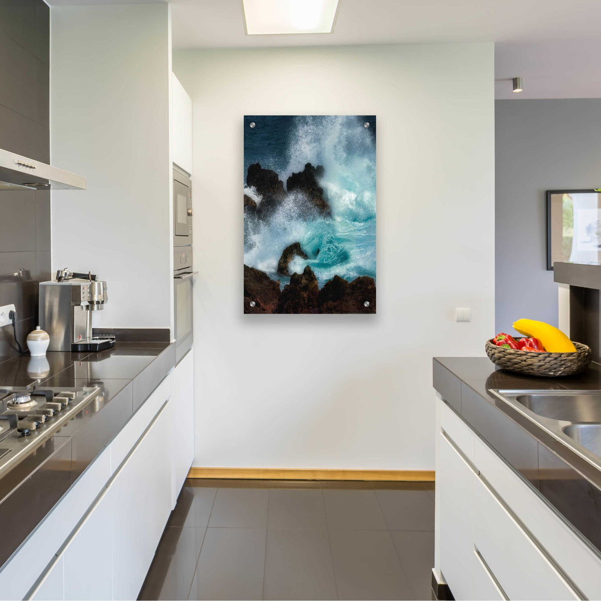 Epic Art 'Crasher' by Dennis Frates, Acrylic Glass Wall Art,24x36