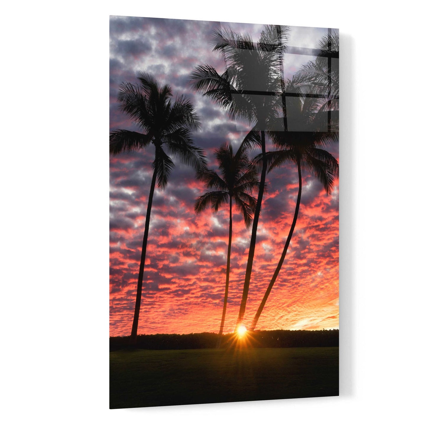 Epic Art 'Sunset Silhouette' by Dennis Frates, Acrylic Glass Wall Art,16x24