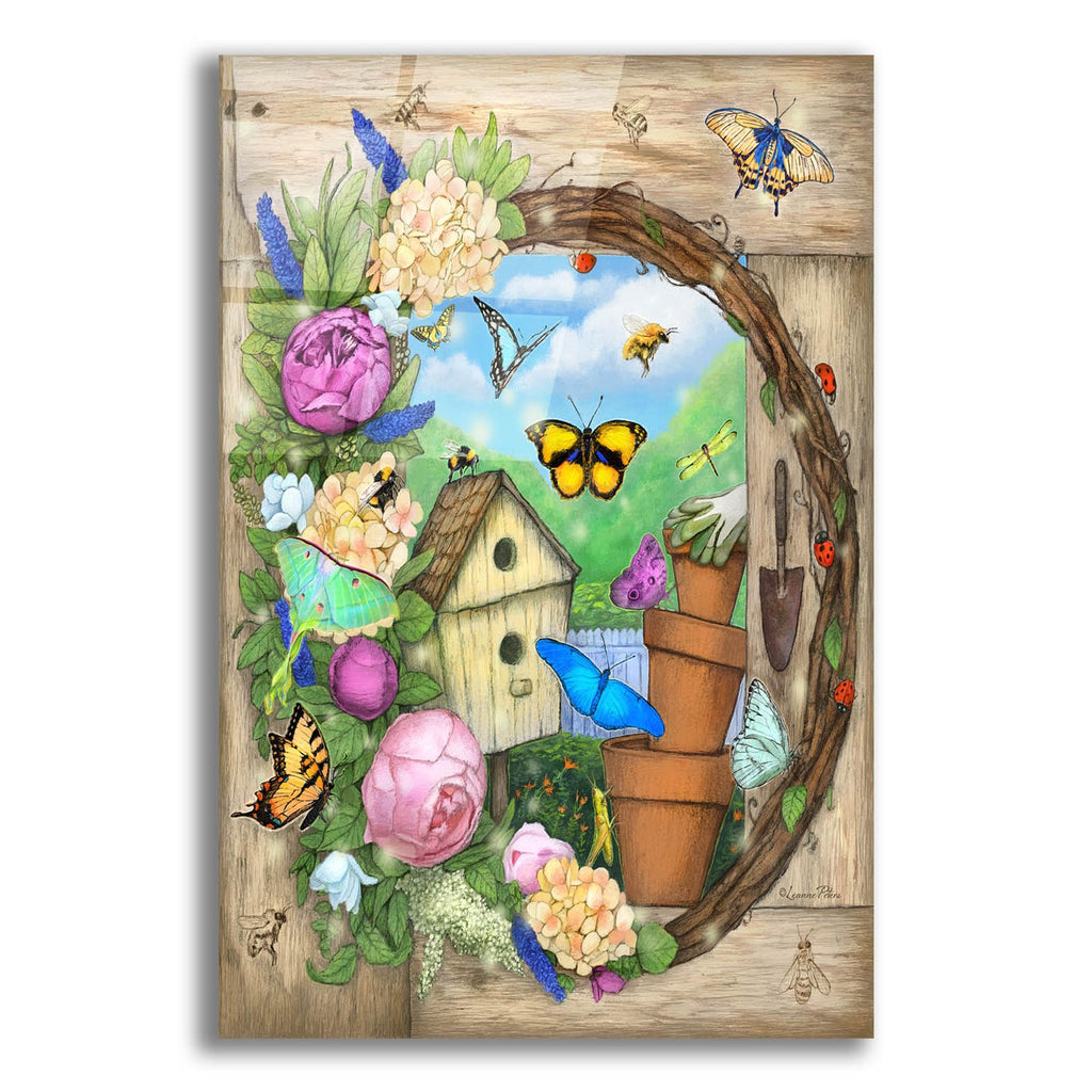 Back Yard Airport by Art and a Little Magic acrylic glass wall art