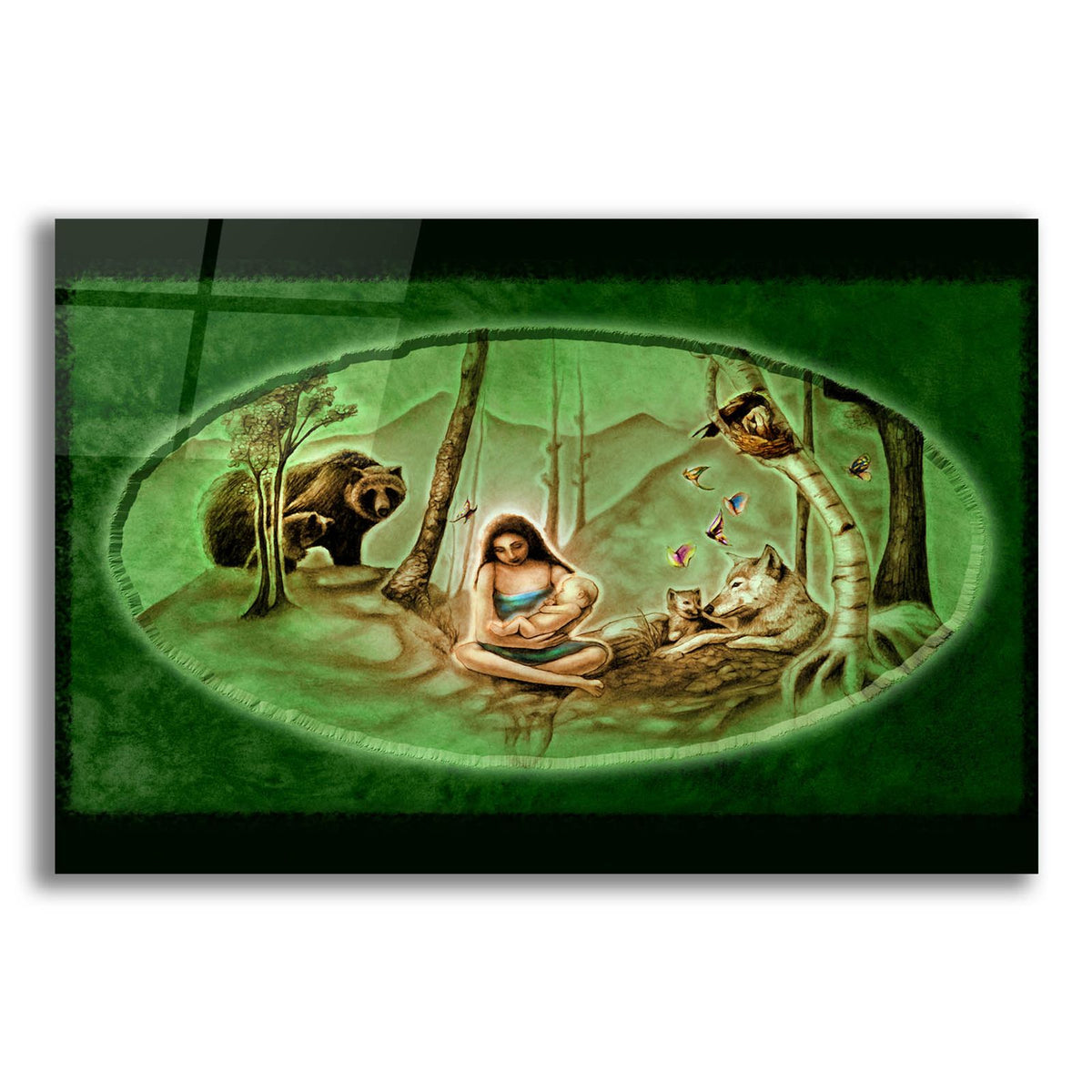 Blessed Mother by Art and a Little Magic acrylic glass wall art