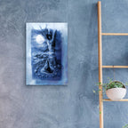 Crow Spirit by Art and a Little Magic - 16x24 acrylic wall art in a room