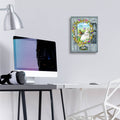 Darlenes Spring Cabinet by Art and a Little Magic - 12x16 acrylic wall art in a room