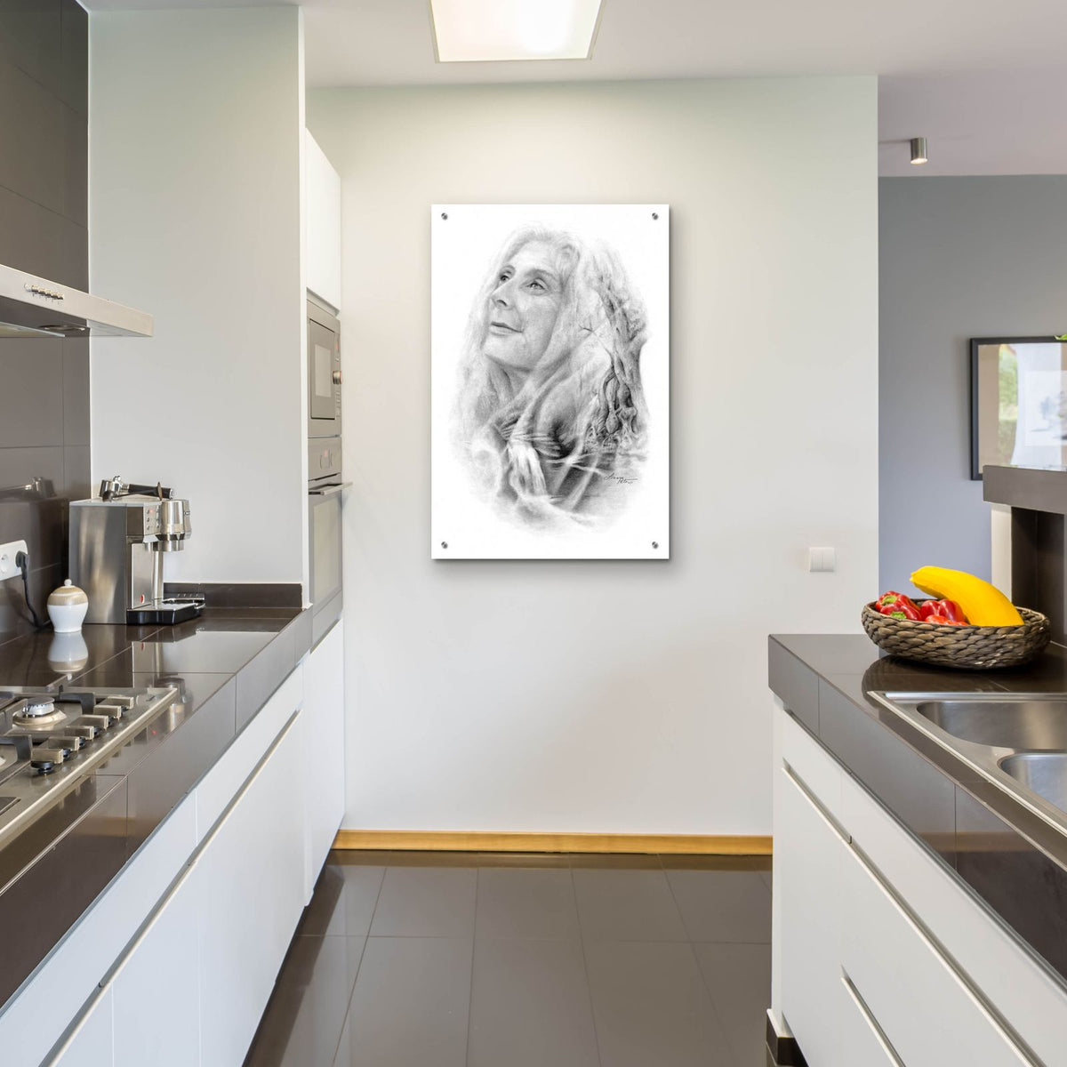 Dream Cloak by Art and a Little Magic - 24x36 acrylic wall art in a room