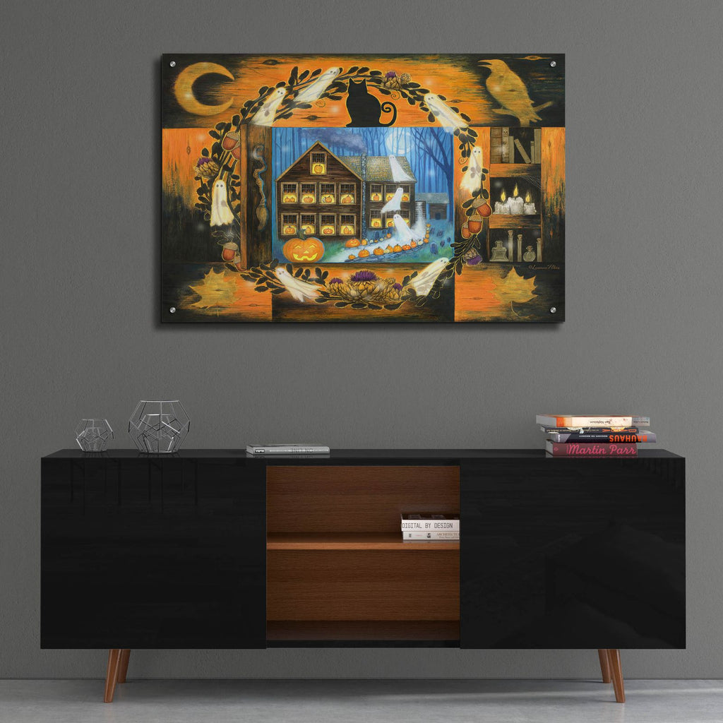 Haunted Mill Cabinet by Art and a Little Magic - 36x24 acrylic wall art in a room
