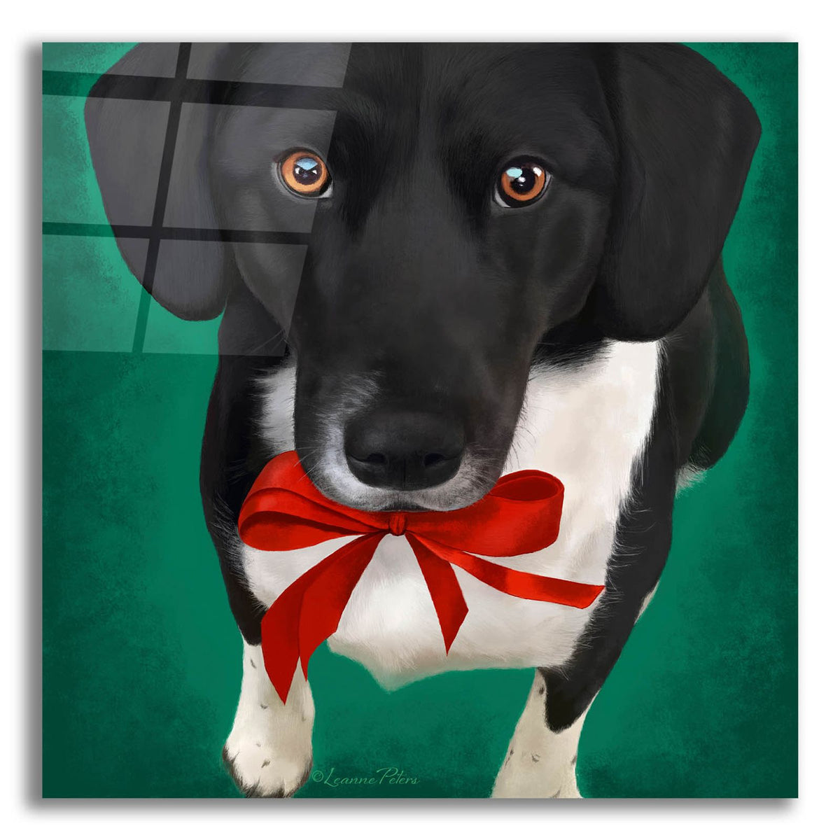 Her Christmas Best by Art and a Little Magic acrylic glass wall art
