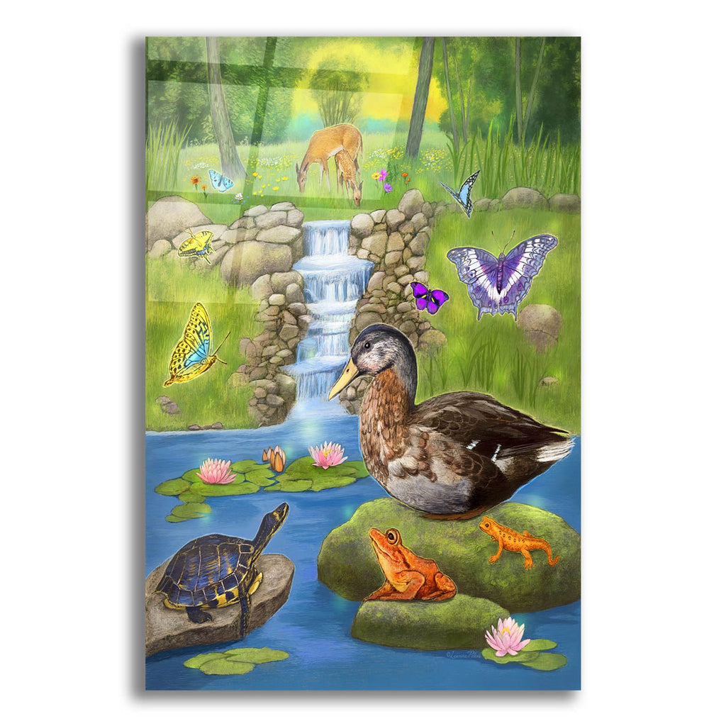 Hidden Pond Magic by Art and a Little Magic acrylic glass wall art