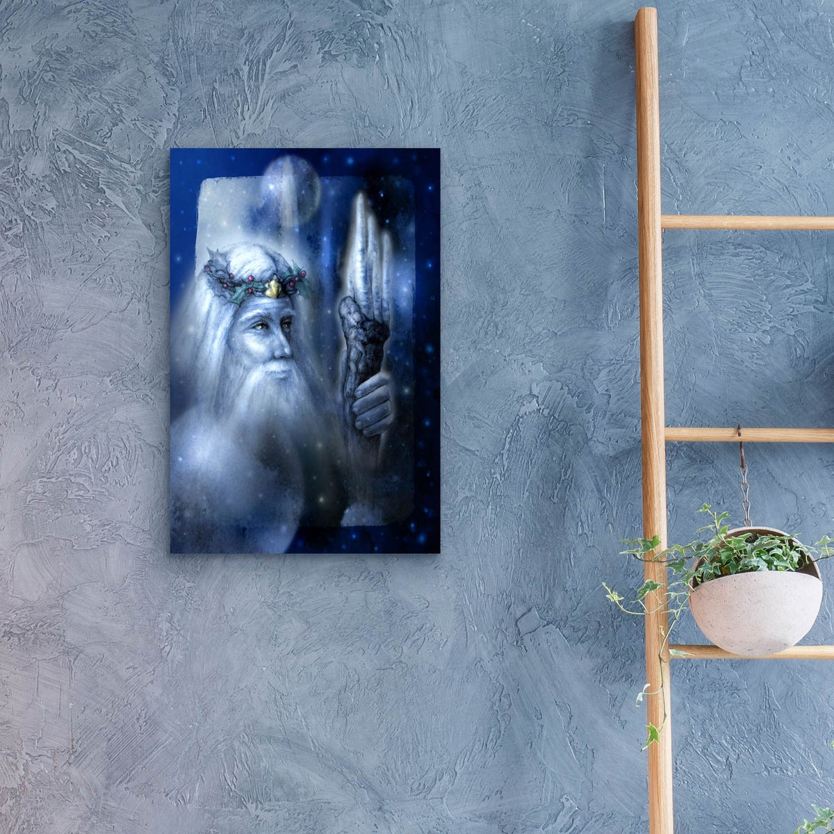 Spirit Of Winter by Art and a Little Magic - 16x24 acrylic wall art in a room