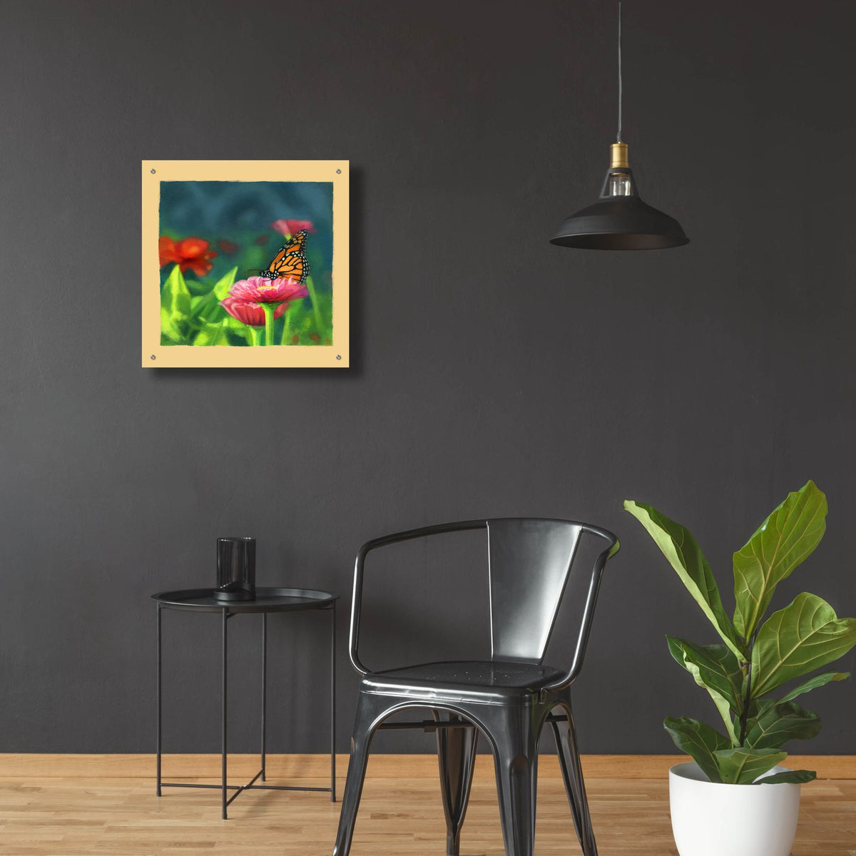 Summer by Art and a Little Magic - 24x24 acrylic wall art in a room