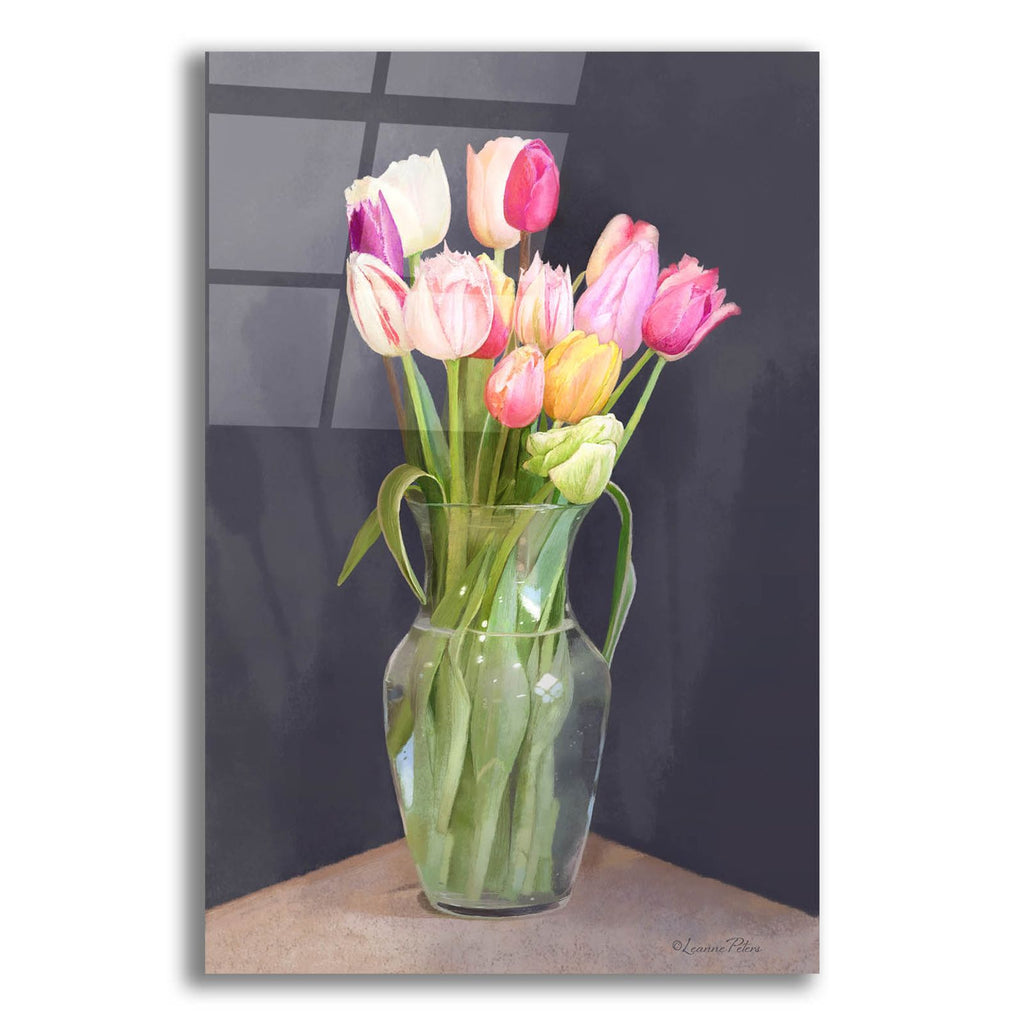 Tulips In Vase by Art and a Little Magic acrylic glass wall art