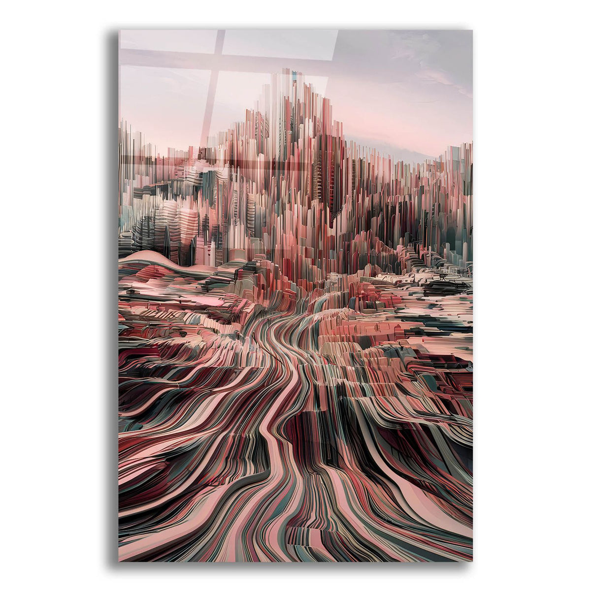 Abstract City by Andreas Magnusson acrylic glass wall art