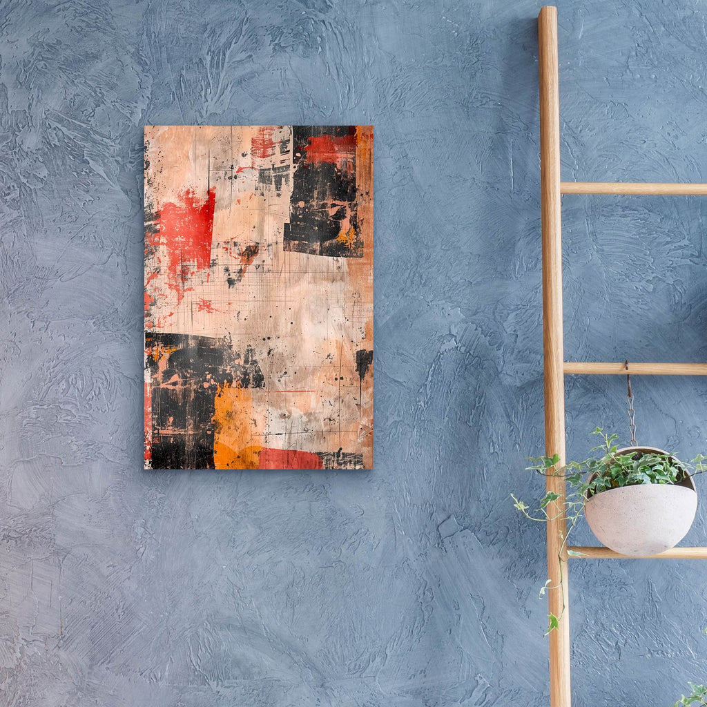Abstract Cracks No 2 by Andreas Magnusson - 16x24 acrylic wall art in a room