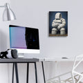 Abstract Sumo by Andreas Magnusson - 12x16 acrylic wall art in a room