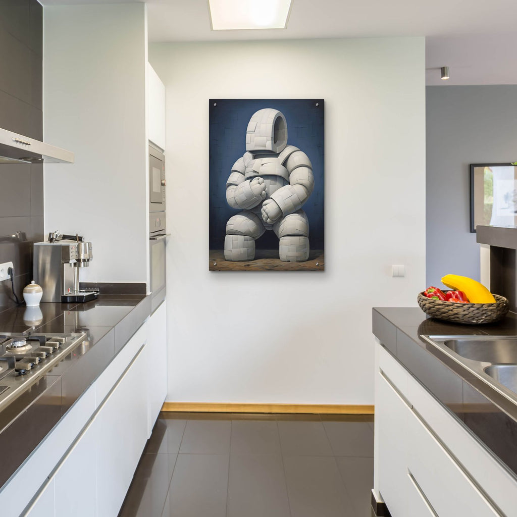 Abstract Sumo by Andreas Magnusson - 24x36 acrylic wall art in a room