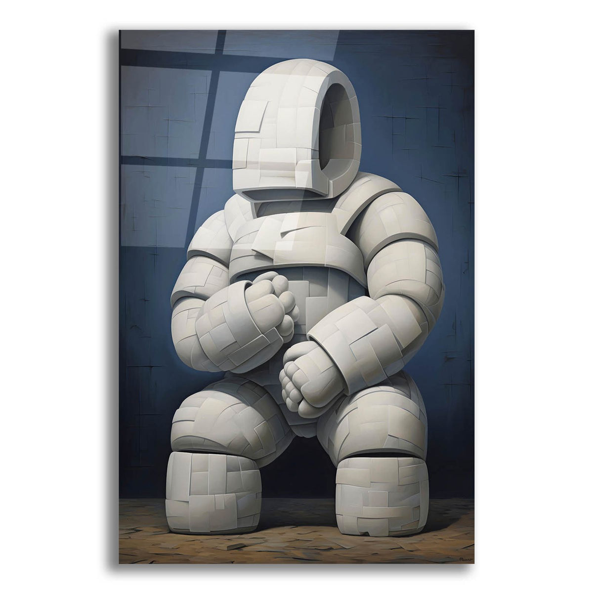 Abstract Sumo by Andreas Magnusson acrylic glass wall art