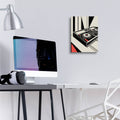 Bauhaus Dj Mixer by Andreas Magnusson - 12x16 acrylic wall art in a room