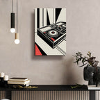 Bauhaus Dj Mixer by Andreas Magnusson - 16x24 acrylic wall art in a room