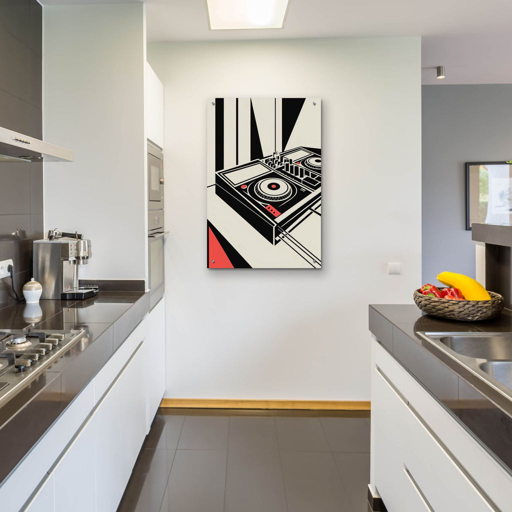 Bauhaus Dj Mixer by Andreas Magnusson - 24x36 acrylic wall art in a room