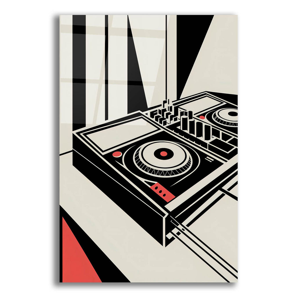 Bauhaus Dj Mixer by Andreas Magnusson acrylic glass wall art