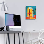 Caribbean Ballerina by Andreas Magnusson - 12x16 acrylic wall art in a room