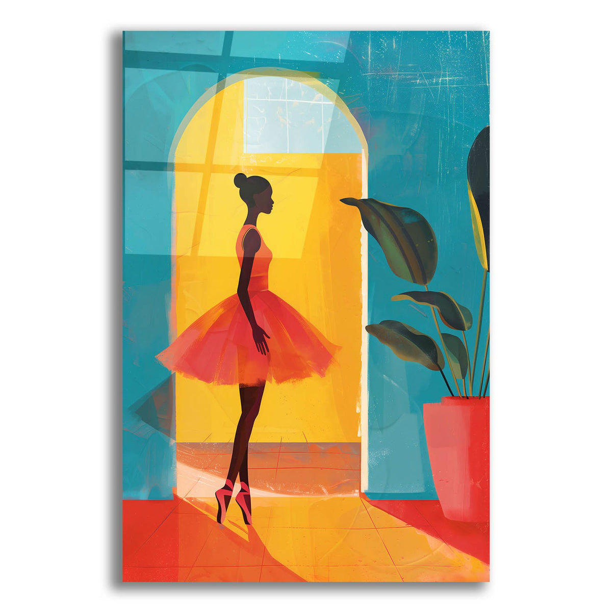 Caribbean Ballerina by Andreas Magnusson acrylic glass wall art