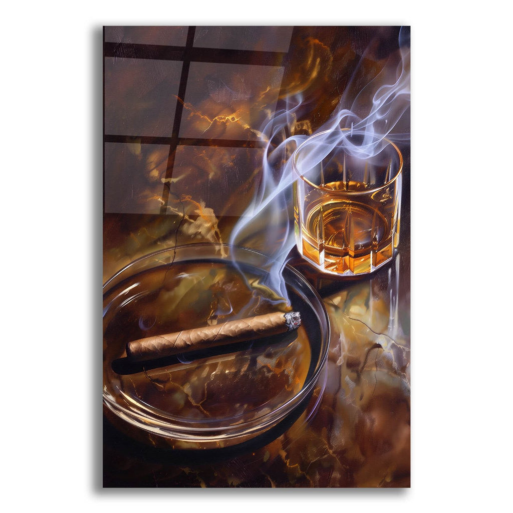 Cigar And A Whiskey by Andreas Magnusson acrylic glass wall art