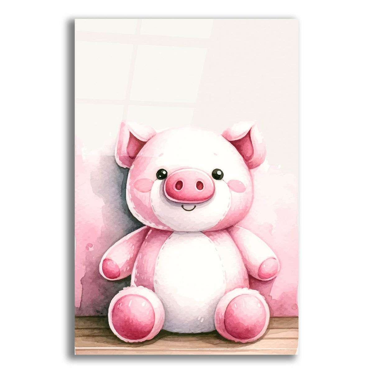 Cuddly Piglet by Andreas Magnusson acrylic glass wall art