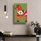 Dala Horse by Andreas Magnusson - 16x24 acrylic wall art in a room