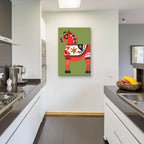Dala Horse by Andreas Magnusson - 24x36 acrylic wall art in a room