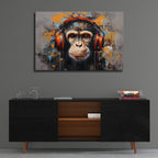 Dj Monkey by Andreas Magnusson - 36x24 acrylic wall art in a room