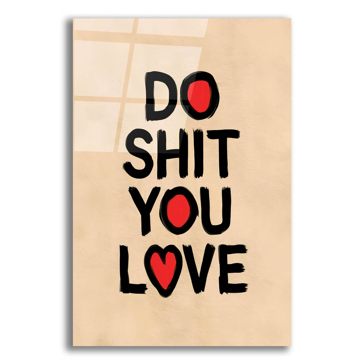 Epic Art 'Do What You Love'  by Andreas Magnusson Acrylic Glass Wall Art,12x16