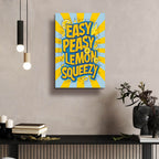 Easy Peasy Lemon Squeezy by Andreas Magnusson - 16x24 acrylic wall art in a room