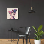 Galaxy Head by Andreas Magnusson - 24x24 acrylic wall art in a room